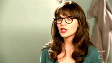 zoe d chanel glasses and no glasses|Get the Look: Zooey Deschanel’s Signature Black Glasses.